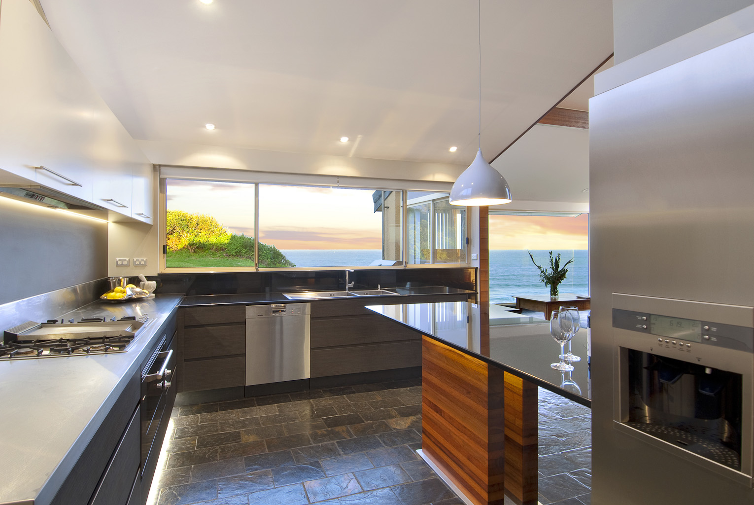 Designer Kitchen Sea View