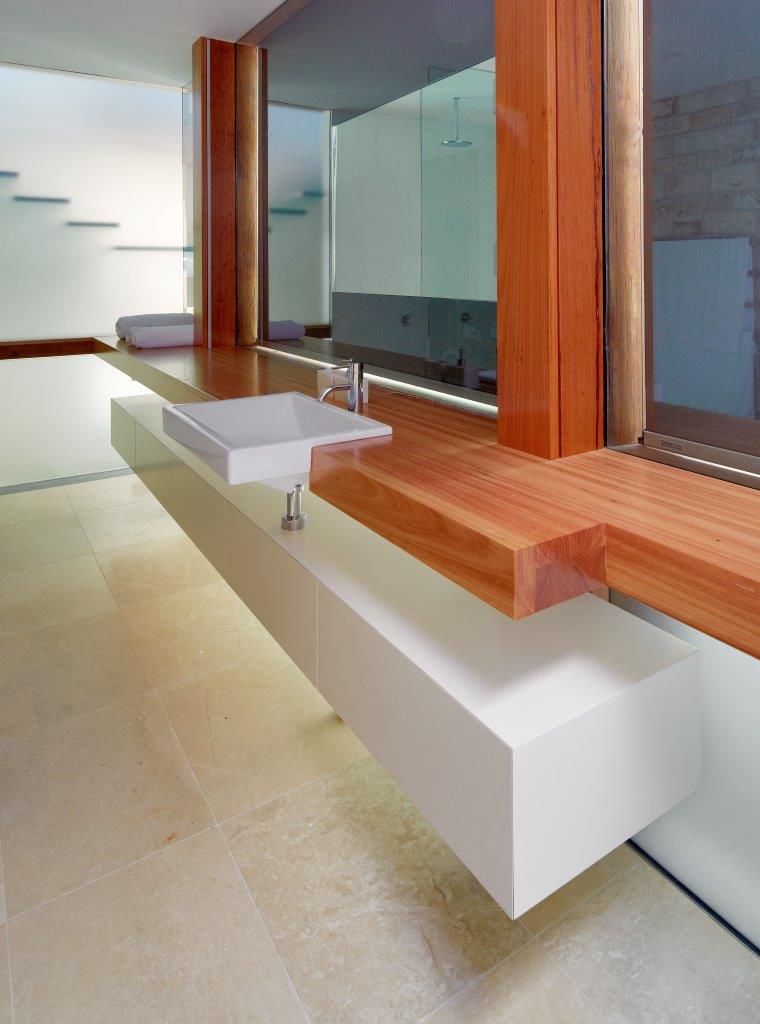 Bathrooms with Blackbutt Timber